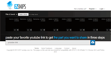 Tablet Screenshot of ezsnips.com